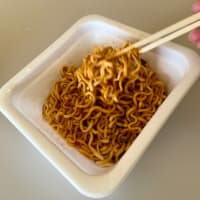 🍜【海老辛鶏白坦味まぜそば】⁉️ 長い・・😵‍💫