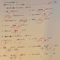 日本語教師（62才から）　漢字小テスト