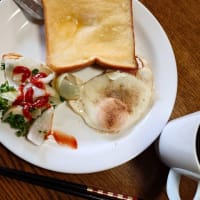新たま＋パセリ、目玉焼き