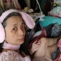 とても辛かったので着替えたイースター写真久泉語霜☆✰自撮り。