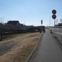 １月の寒川神社：ＪＲ相模線宮山駅前から南側へ向かって歩いて寒川大橋前まで