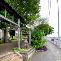 お軽勘平戸塚山中道行の場碑、浅間神社、原宿の一里塚、大運寺