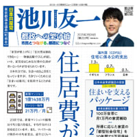 市民とつながる、都政につなぐ──池川友一活動報告ニュース「都政への架け橋」（第２０３号）