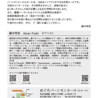 藤木明美ピアノコンサートのお知らせ