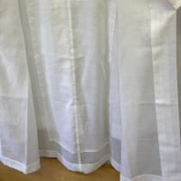 犬と猫との暮らし～受講生さんの袷仕立てお手直し…トスコ長襦袢上がり～♪