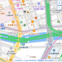 ２月の日本橋：日本橋の道路橋梁を渡って国道１５号線・日本橋北詰交差点前へ　ＰＡＲＴ２