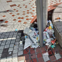 ゴミの街　渋谷