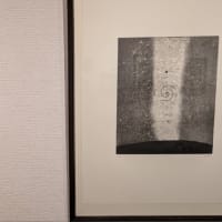 マリーン日記ースクエア展の絵をはんにゅうしながら、ギャラリー廻り