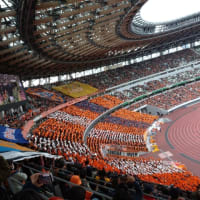 今日は国立競技場でヴェルディ戦の応援に行きました