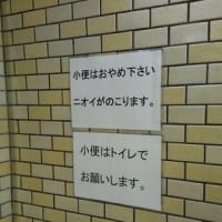 階段で小便をするなと言わないといけないわけだ・・・