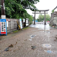中津城 豊前　絵図を参照して門跡を見学する　東海古城研究会の見学会で訪れました