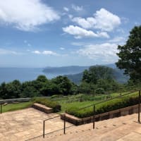 海見えた　旅のお空は　晴れ渡り☀️