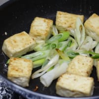 豚と豆腐の味噌炒め