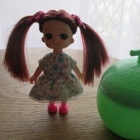 セリアのリリーちゃんとメロンアイス