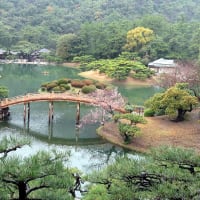 　栗林公園周遊、平賀源内記念館と平賀源内旧邸、見学 。　四国周遊 。