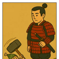 Windows Copilot 画像生成AIに描いてもらった桃太郎