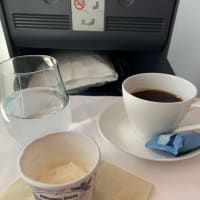 ハワイ旅の機内食
