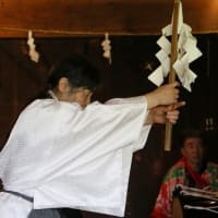 篭家（かごや）遠野で（幕）神楽