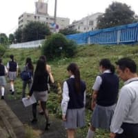 富士見丘学園とのコラボ：環境史フィールドワーク２