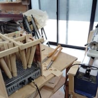 子供椅子製作中