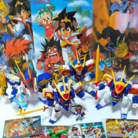 魔神英雄伝ワタル・下敷き＆プラモ＆カード