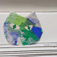 貼り猫マグネットコレクション～緑～