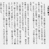 日本剣道形「太刀の形一本目」の左諸手上段について