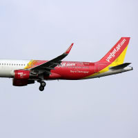 タイベトジェット　Ａ３２０　福岡空港
