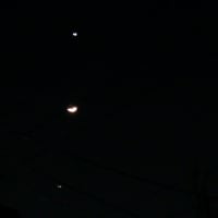 金星と月と木星