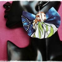 african print  earrings  ＆　 bag