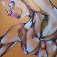 #nude female #pastel drauing #torso #beauty