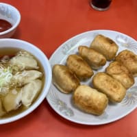 餃子とあじさい