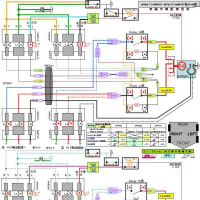 ヘッドライト　マイナスコントロール　回路　配線図　その10（結果）