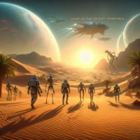 「デューン　砂の惑星ＰＡＲＴ２」(2024年米)  四コマで紹介 