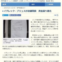 イグレック・プリュスが店舗閉鎖　資金繰り悪化／神戸新聞ＮＥＸＴ