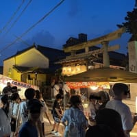 地元の白山社で夏祭り！！！
