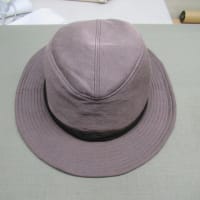 帽子（カシラ製）全体日焼け　黒染め・染め替え　綿素材