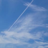虹＆飛行機雲