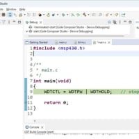 MSP430 開発 その４・・・CCSで最初のプログラム：Lチカ