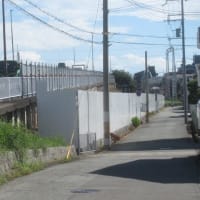 尼崎宝塚線阪急立体交差部分の状況（2024/9/14現在）