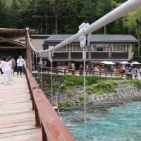 上高地　河童橋からの景色　４