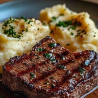 美味しいビーフ・ステーキと・・・