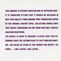 Led Zeppelin　June 21, 1977　Los Angeles