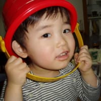 バケツかぶって