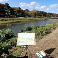 賀茂川の11月sketch