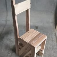 [DIY] 脚立に変化する椅子 　～ stepladder chair ～