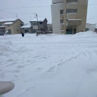 釧路は雪