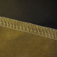 ロックミシン　試し縫い