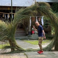 梅雨明けの夏！茅の輪くぐりでみんなの無病息災を祈願してきました！