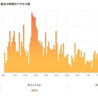 ブログのアクセス数　１１９２８回目のブログ更新